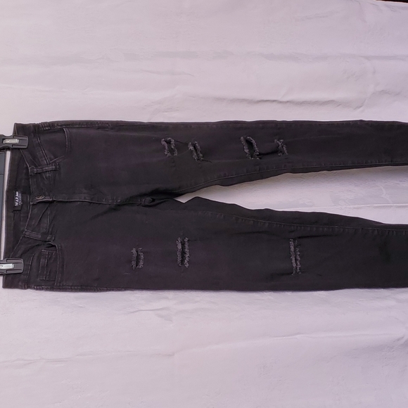 WAX Jean WOMENS Slashed Destroyed Skinny Jeans - Picture 2 of 11